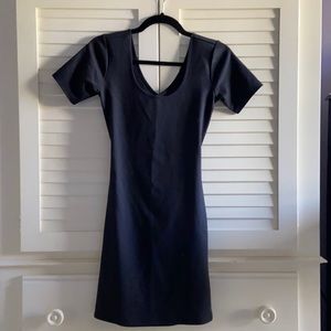 RVCA bodycon black dress